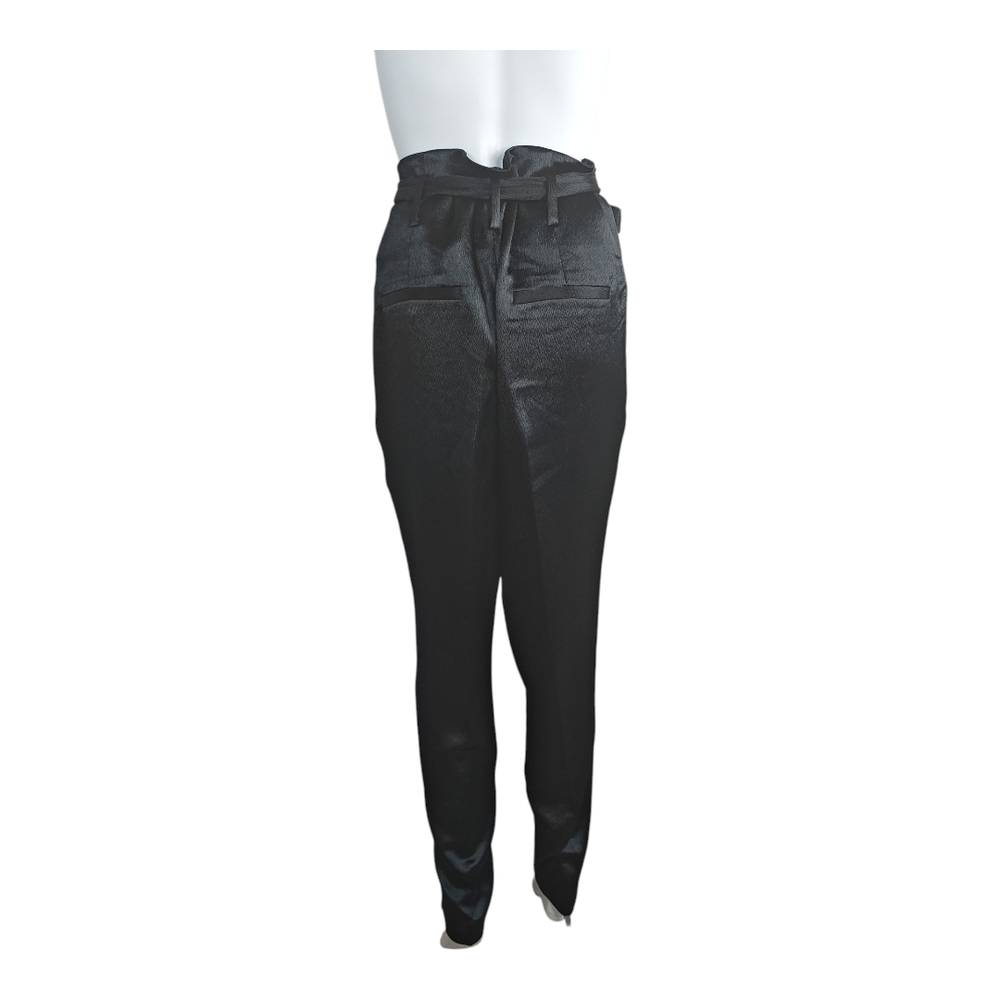 7th Avenue New York & Company Black Tie-Waist Pants Size 12 Tall Women - Picture 3 of 4